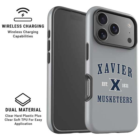 Xavier University Musketeers Est 1831 iPhone 17 Pro Magsafe Impact Case