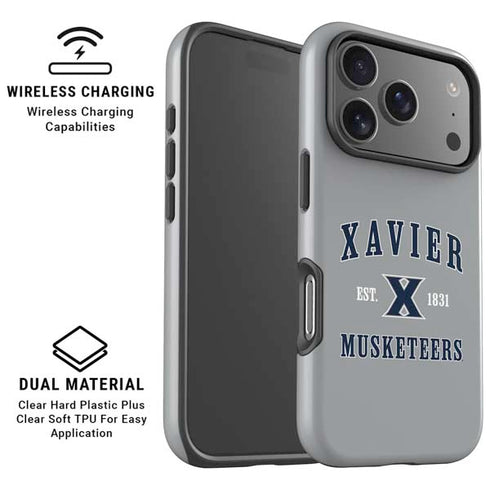 Xavier University Musketeers Est 1831 iPhone 17 Pro Max Magsafe Impact Case