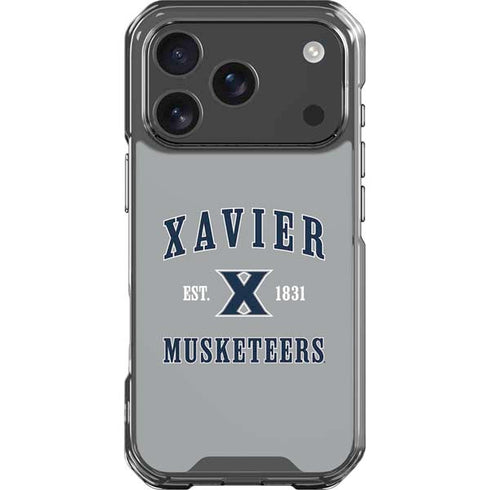 Xavier University Musketeers Est 1831 iPhone 18 Pro Clear Case