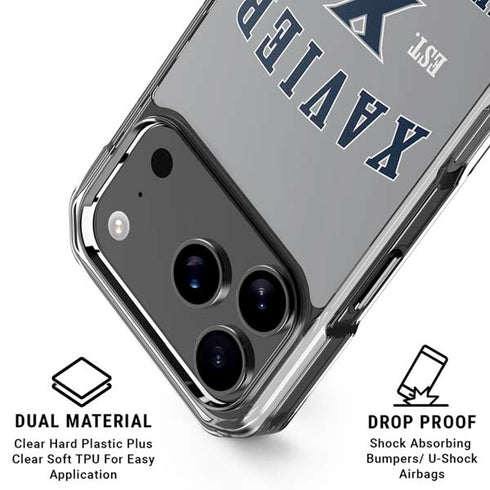 Xavier University Musketeers Est 1831 iPhone 18 Pro Clear Case