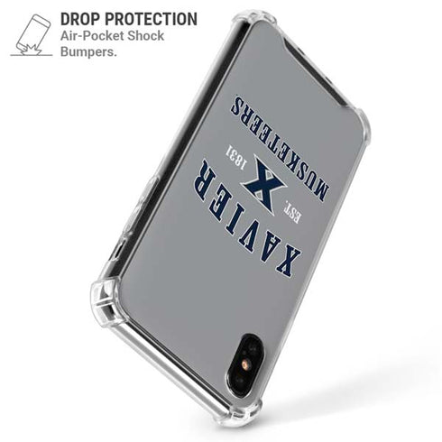Xavier University Musketeers Est 1831 iPhone X/XS Clear Case