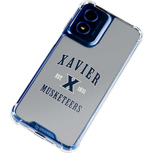 Xavier University Musketeers Est 1831 Moto G 5G (2024) Clear Case