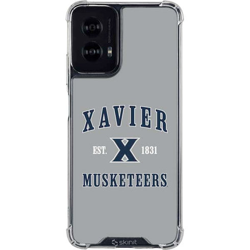Xavier University Musketeers Est 1831 Moto G Power 5G (2024) Clear Case
