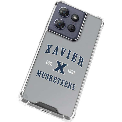Xavier University Musketeers Est 1831 Moto G Power 5G (2025) Clear Case