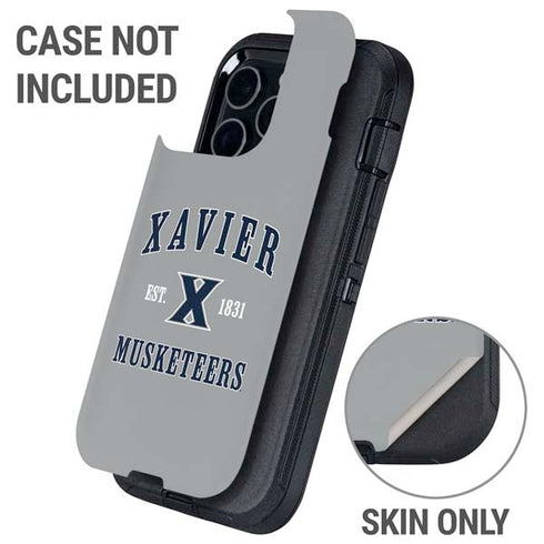Xavier University Musketeers Est 1831 Otterbox Defender iPhone Skin