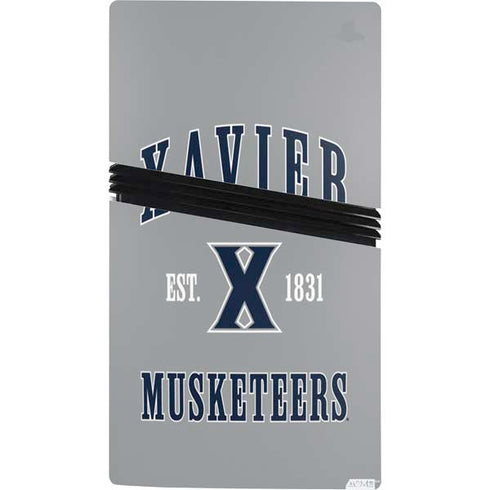 Xavier University Musketeers Est 1831 PS5 Pro Console Skin