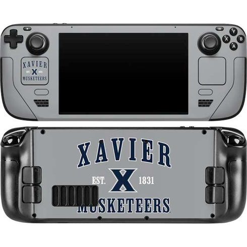 Xavier University Musketeers Est 1831 Steam Deck Handheld Gaming Computer OLED Skin