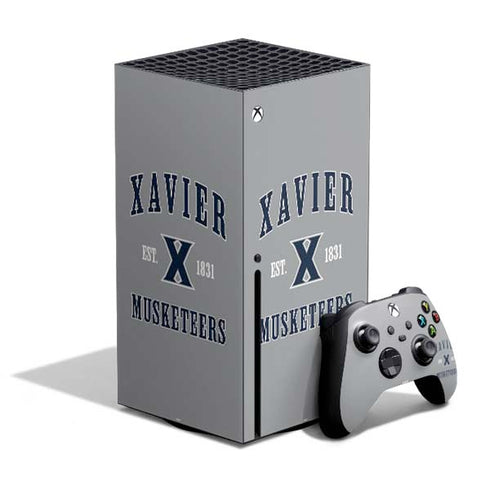 Xavier University Musketeers Est 1831 Xbox Series X Bundle Skin