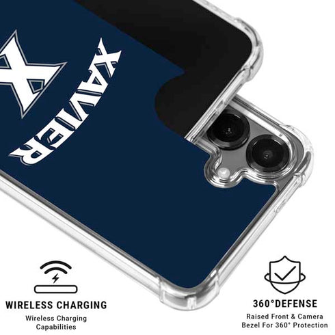 Xavier University Galaxy S26 Clear Case