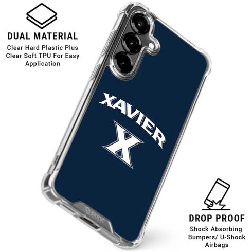 Xavier University Galaxy S26 Plus Clear Case