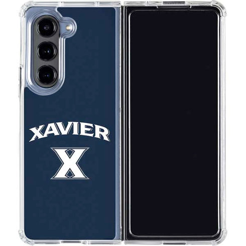 Xavier University Xavier University Galaxy Z Fold5 5G Clear Case