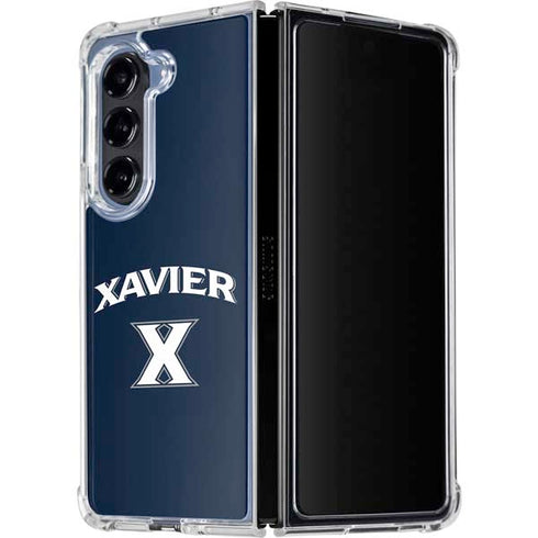 Xavier University Xavier University Galaxy Z Fold5 5G Clear Case