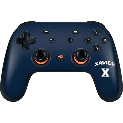 Xavier University Google Stadia Controller Skin