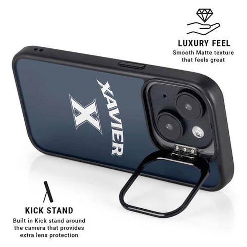 Xavier University iPhone 14 Plus Kickstand Case