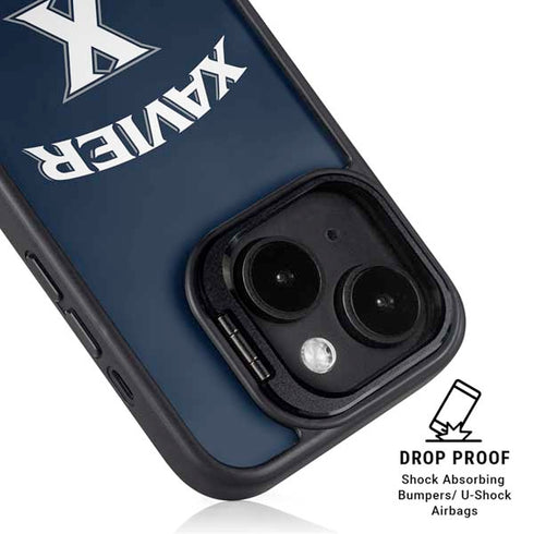 Xavier University iPhone 14 Plus Kickstand Case
