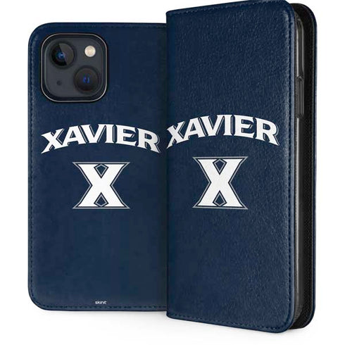 Xavier University iPhone 15 Plus Folio Case