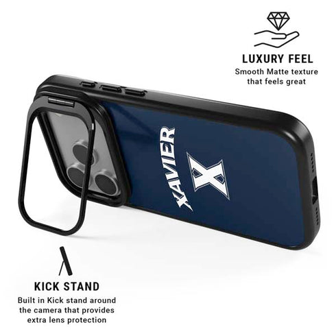 Xavier University iPhone 17 Pro Kickstand Case