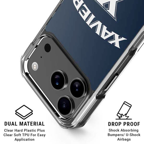 Xavier University iPhone 18 Pro Clear Case