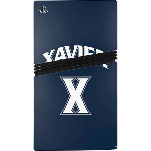 Xavier University PS5 Pro Disk Bundle Skin