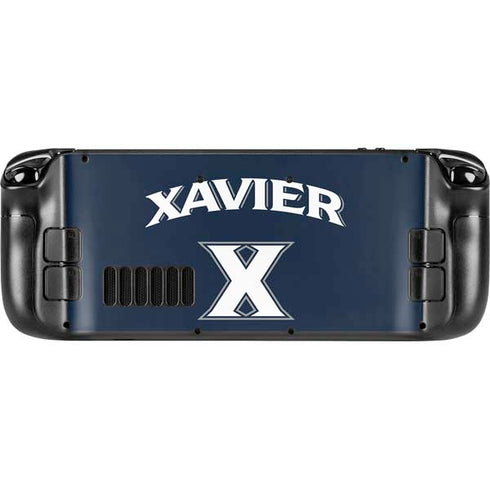 Xavier University Steam Deck Handheld Gaming Computer OLED Skin