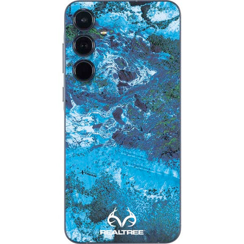 RealTree Xtreme Blue Camo Galaxy A55 5G Skin