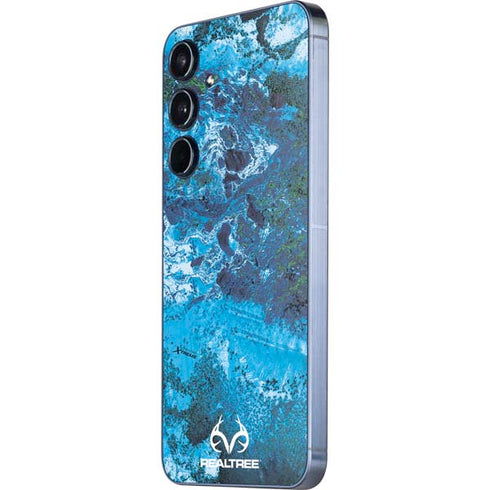 RealTree Xtreme Blue Camo Galaxy A55 5G Skin