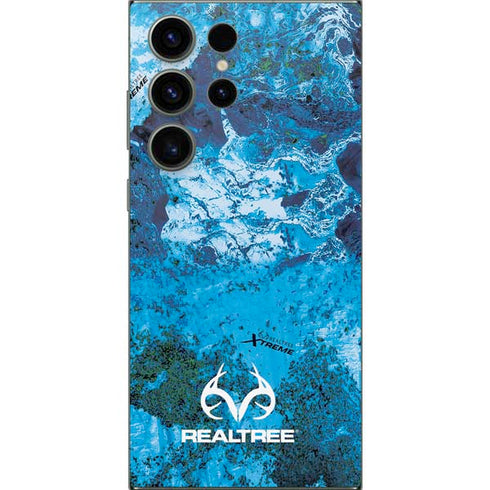 RealTree Xtreme Blue Camo Galaxy S25 Ultra Skin