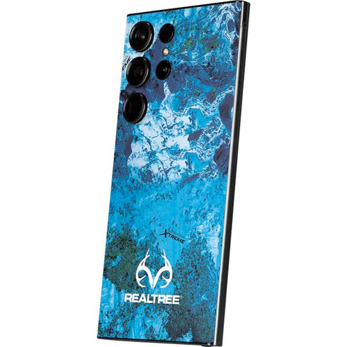 RealTree Xtreme Blue Camo Galaxy S25 Ultra Skin