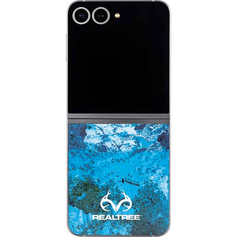 RealTree Xtreme Blue Camo Galaxy Z Flip6 Skin