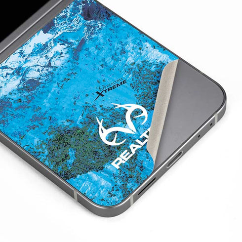 RealTree Xtreme Blue Camo Galaxy Z Flip6 Skin