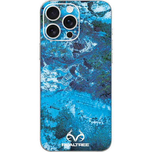 RealTree Xtreme Blue Camo iPhone 16 Pro Max Skin