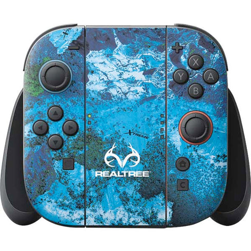 RealTree Xtreme Blue Camo Nintendo Skins