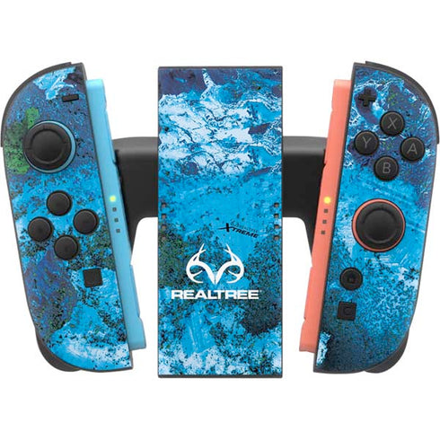 RealTree Xtreme Blue Camo Nintendo Switch 2 (2025) Joy-Con Controller Skin