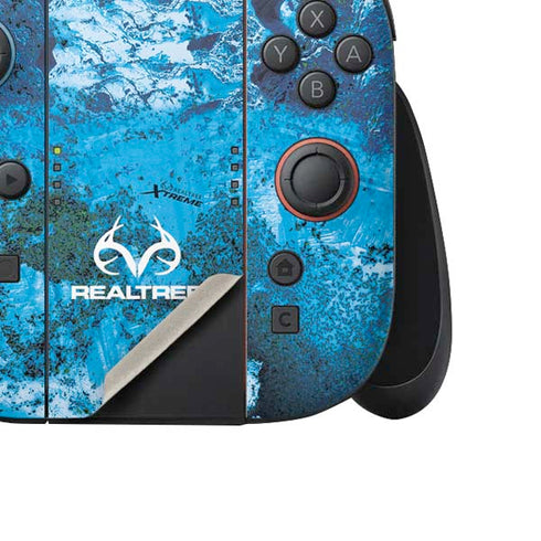 RealTree Xtreme Blue Camo Nintendo Switch 2 (2025) Joy-Con Controller Skin
