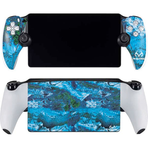 RealTree Xtreme Blue Camo PlayStation Portal Remote Player Skin