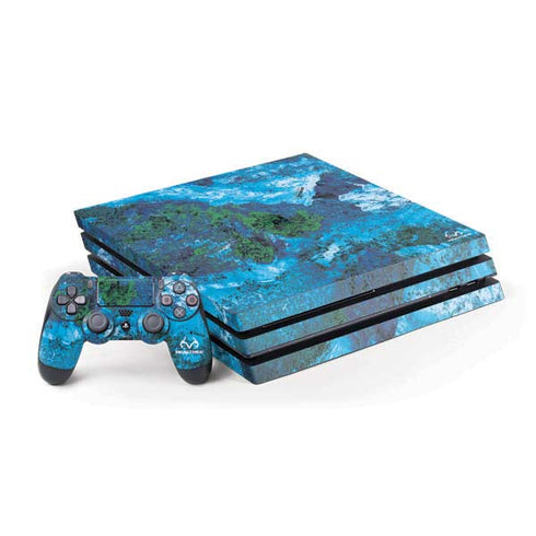 RealTree Xtreme Blue Camo PlayStation PS4 Skins