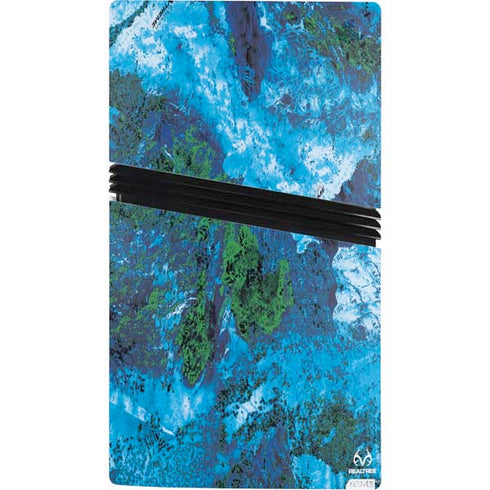RealTree Xtreme Blue Camo PS5 Pro Bundle Skin