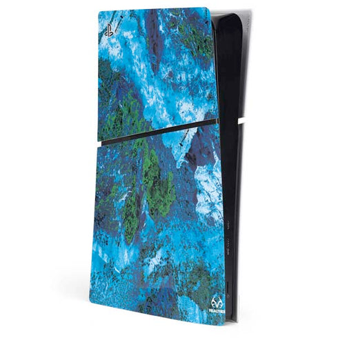 RealTree Xtreme Blue Camo PlayStation PS5 Skins