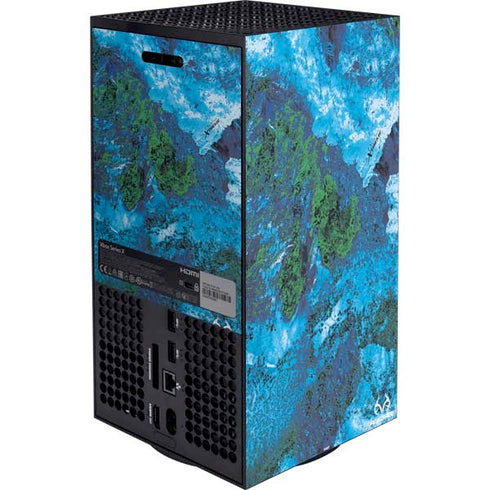 RealTree Xtreme Blue Camo XBox Series X Digital Edition Bundle Skin