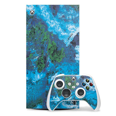 RealTree Xtreme Blue Camo Xbox Series X Skins