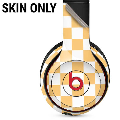 Yellow and White Checkerboard Beats Solo 3 Wireless Skin
