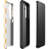 Yellow and White Checkerboard Galaxy S25 Impact Case