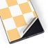 Yellow and White Checkerboard Galaxy S25 Ultra Skin