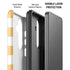 Yellow and White Checkerboard Galaxy S26 Plus Impact Case