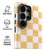 Yellow and White Checkerboard Galaxy S26 Ultra Impact Case
