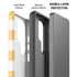 Yellow and White Checkerboard Galaxy S26 Ultra Impact Case