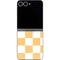 Yellow and White Checkerboard Galaxy Z Flip6 Skin