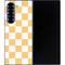 Yellow and White Checkerboard Galaxy Z Fold6 Skin