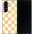 Yellow and White Checkerboard Galaxy Z Fold6 Skin