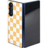 Yellow and White Checkerboard Galaxy Z Fold6 Skin